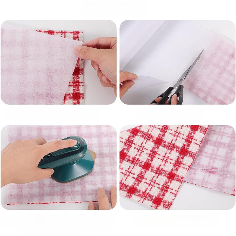 11.81in X 10yd Non-Woven Fusible Fleece Iron-On Interfacing Iron On Polyester Single-Sided Interfacing for DIY Sewing Crafting