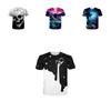 Space Galaxy Skull 3d Print Womens Mens Casual Tshirt Short Sleeve Graphic Tee With Vibrant Design