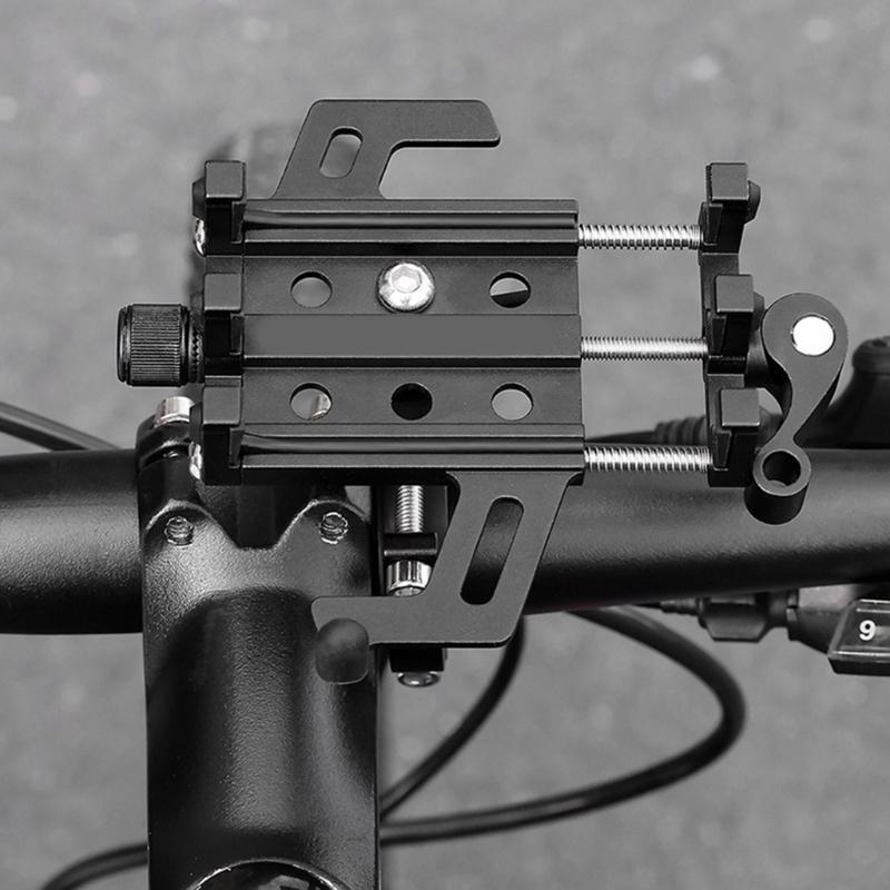 360 Degree Rotatable Bike Phone Holder Comfortable Viewing Angles Phone Stand for Smooth Cycling Experiences