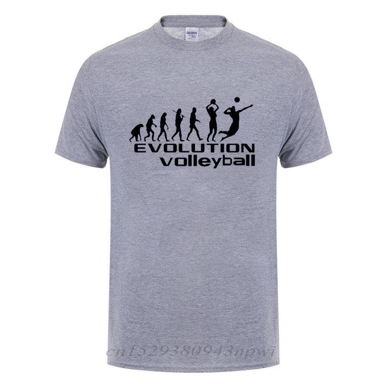 Evolution Sports Playing Volleyball Tshirts for Men HipHop Streetwear T-Shirt Camisetas 2023 Classic Popular Tee Shirt Men