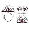 Gothic Spider Web Headband Cosplay Halloween Headband Festive Spider Queen Crown  Party