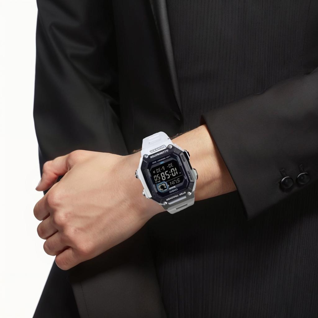 Casio Men Gray Watch WS-B1000-8BVDF WS-B1000-8BVDF