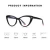 Neutral Fashion Cat Eye Reading Glasses Luxury Anti-Blue Light HD Glasses Fashionable Retro Hyperopia Glasses 0 To +4.0