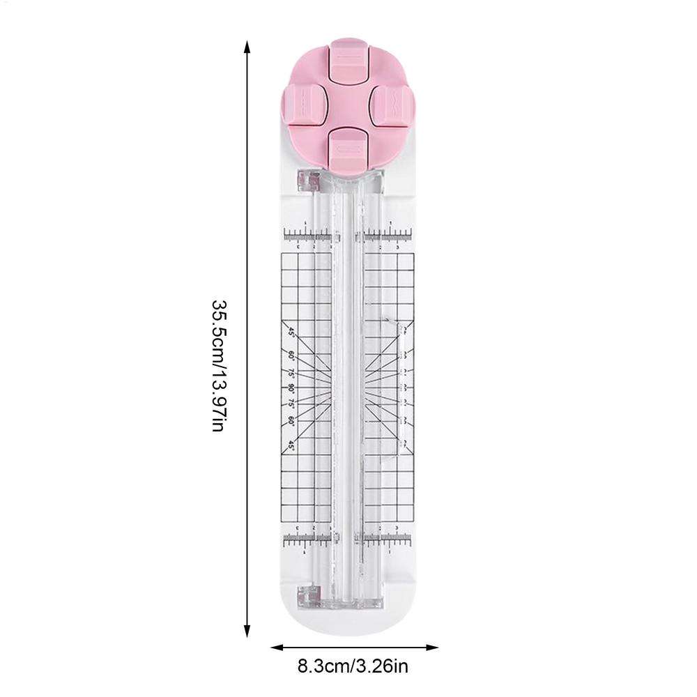 4-in-1 Paper Trimmer & Photo Cutter - Multi-Function Tool for Scrapbooking, Cardboard, Wrapping Paper for School & Classroom