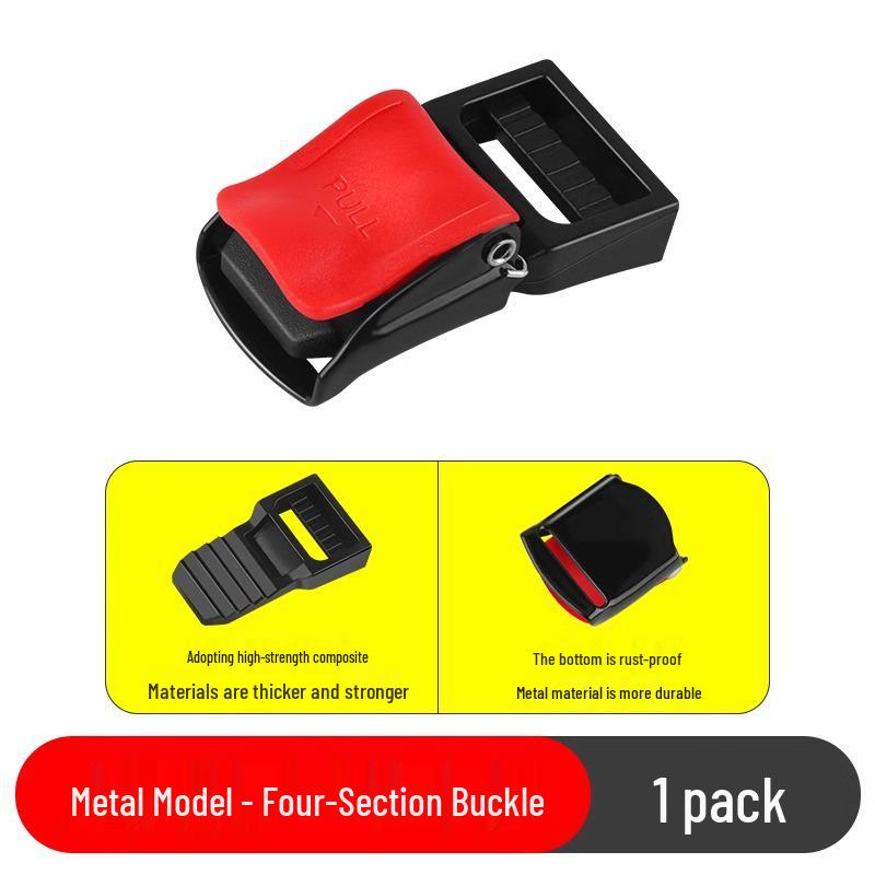 Universal Electric Motorcycle Safety Helmet Buckle - Three-Section Insert Pin Accessory for Electric Bicycle Helmets