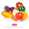 Children'S Mini Cash Register With Scanner Fruit Set Supermarket Play House Game Lights Sound Kids Toys Boy Girl Christmas Gifts