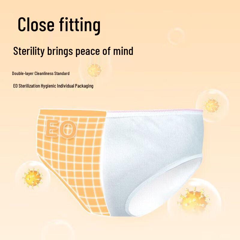 DR.ROOS Disposable Cotton Maternity & Travel Underwear 5-Pack