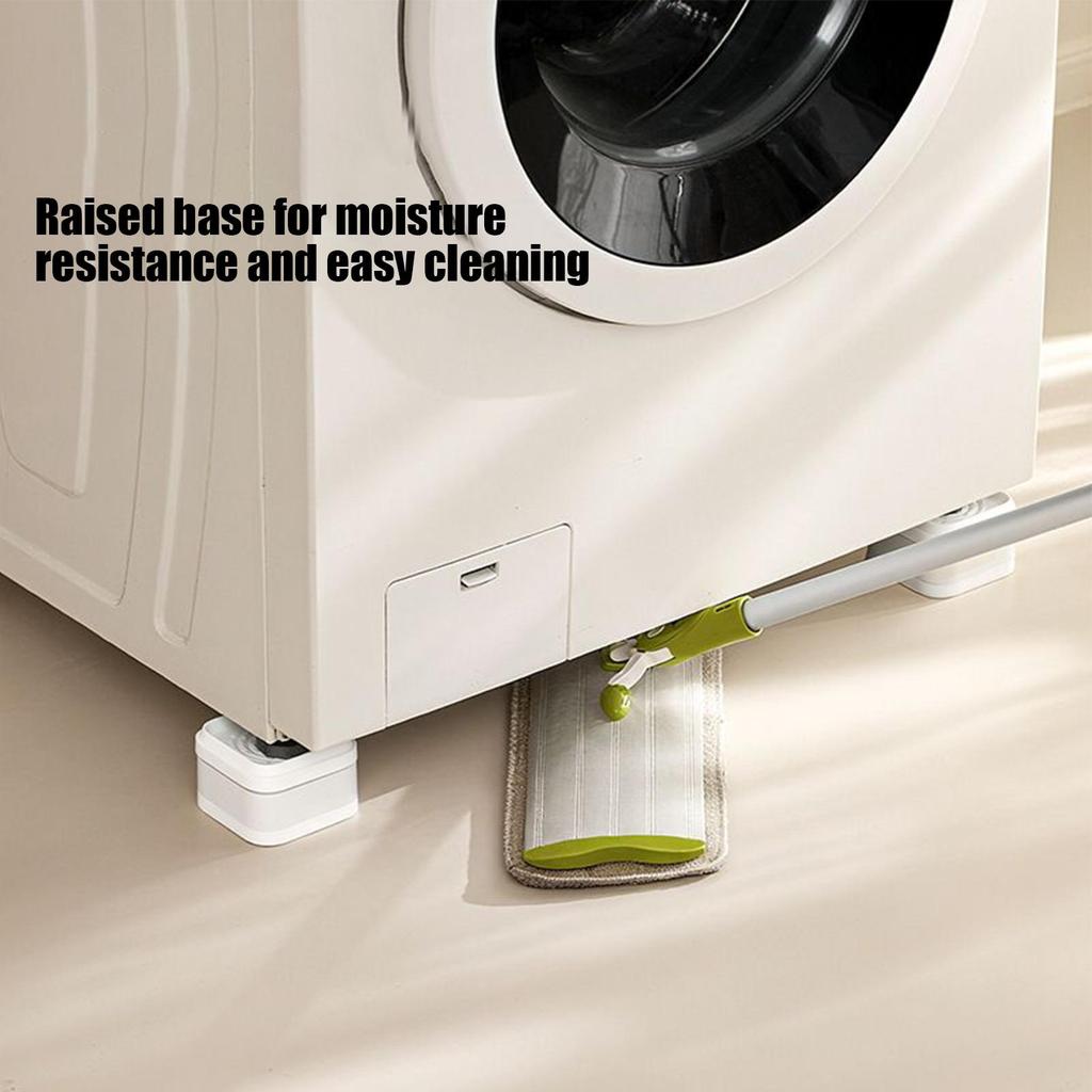 4PCS Adjustable Furniture Lifts Risers Stackable Square Blocks Washing Machine Sofa Couch Lifter For Shockproof furniture risers