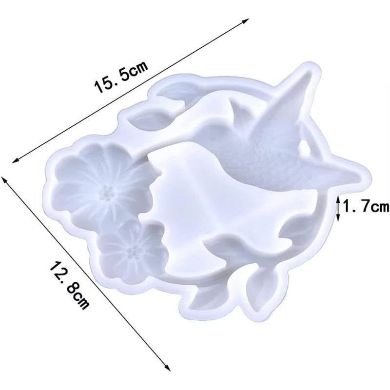 Kolibri Epoxidharzform,große Tier Silikonharzform,Halloween Dekorationsform Wandbehang,Heimdeko,Weihnachtsgeschenk