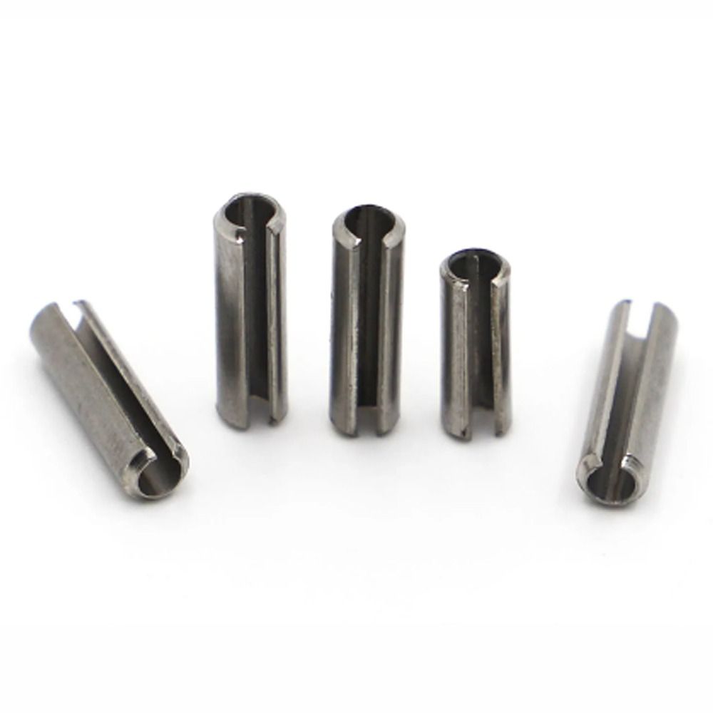 1/50Pcs 5/64" Diameter Split Tension Roll Pin 304 Stainless Steel Cotter Pin Dowel  Automotive
