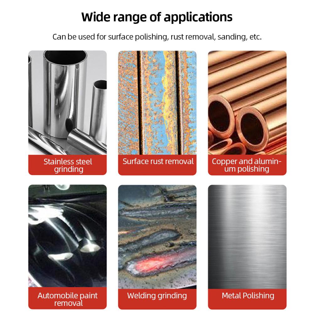 Abrasive Buffing Polishing Wheel Remove Paint Coating Rust Oxidation Abrasive Angle Grinding Wheel Clean Welds Rust Strip Discs