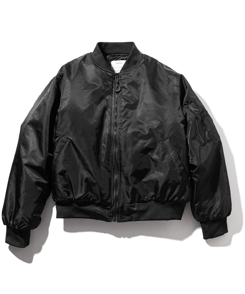 Massnoun 8oz Übergroße Ma-1 Bomberjacke Mfzpd003-Bk