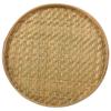 Bamboo Woven Drying Basket Farmhouse Green Round Sieve Tray