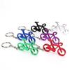 1 Pcs Outdoor EDC Multi Bike Keychain Key Ring Bottle Wine Beer Opener Tool Muilti Colors Bicycle Shaped Accessories Tools