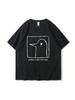 Oyasumi Punpun 100% Katoen T-shirt Harajuku Esthetiek Streetwear Grafisch T-shirt Unisex Zomer Grappige Mode Casual Kleding