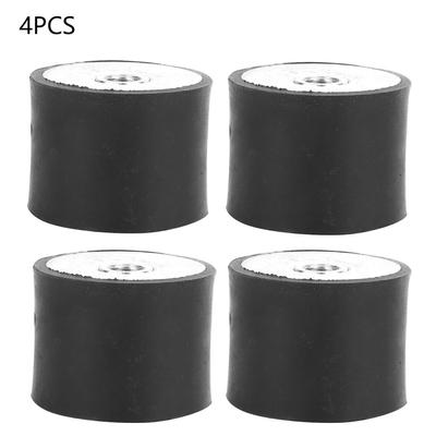 4 Stücke ungiftig Gummi Anti vibration Mount Spule Isolator Dämpfer(DD40*30 M10)