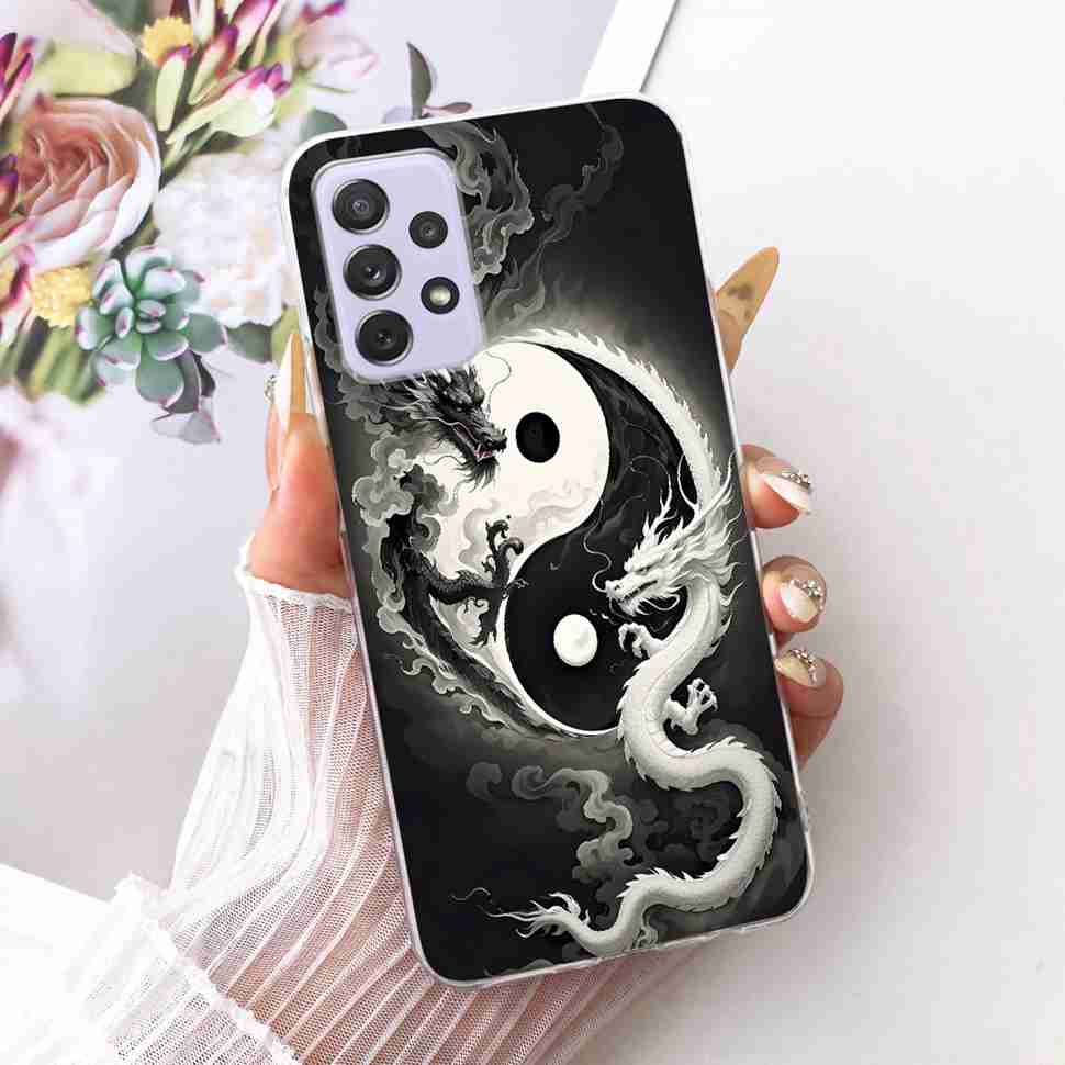 Für Samsung A72 Hülle SM-A725F Fundas Weiches Silikon Luxuriöse Bemalte Abdeckung Hüllen Für Samsung Galaxy A72 Gehäuse Bumper