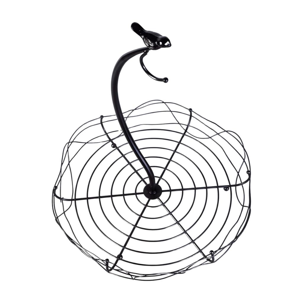 Modern Countertop Fruit Basket Bowl Decorative Metal Fruit Basket Organizers For Kitchen And Dining Room Arrangement