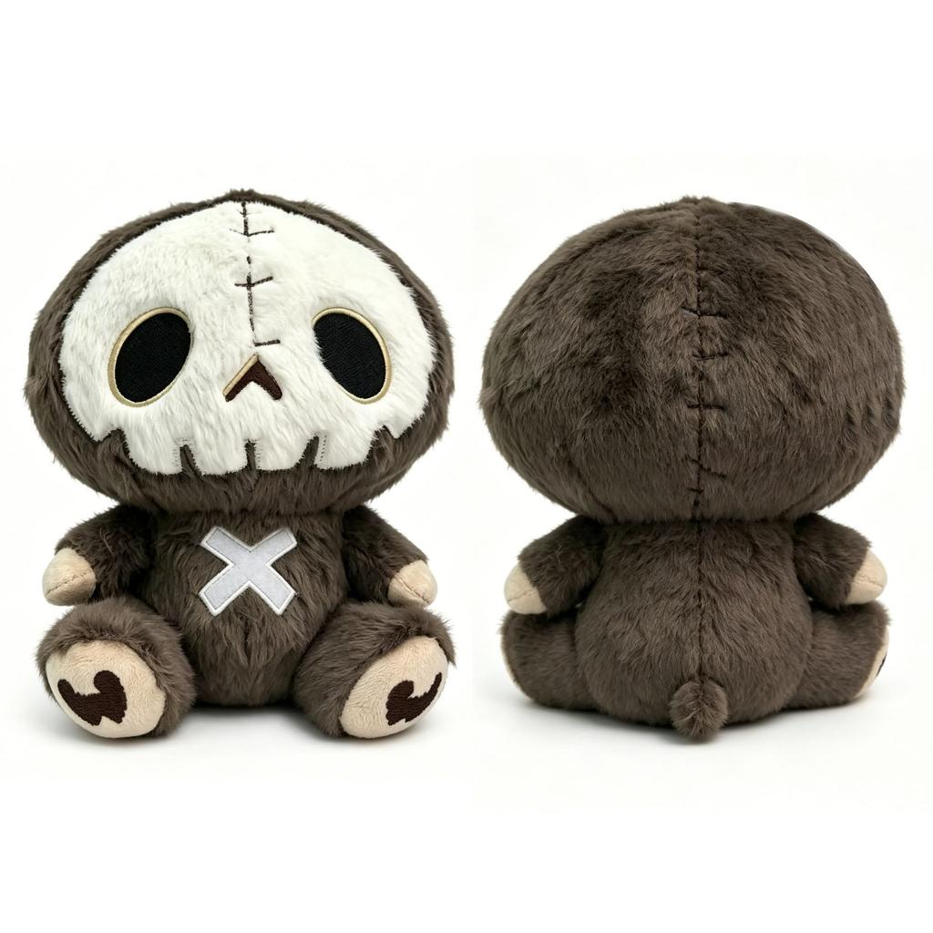 Neue beliebte Gingerdead Halloween Karneval Skelett Geist Faultier Plüschpuppe