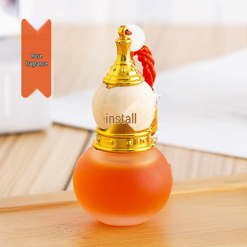 Gourd Pendant Car Air Freshener: Long-lasting, Light Fragrance Essential Oil Perfume