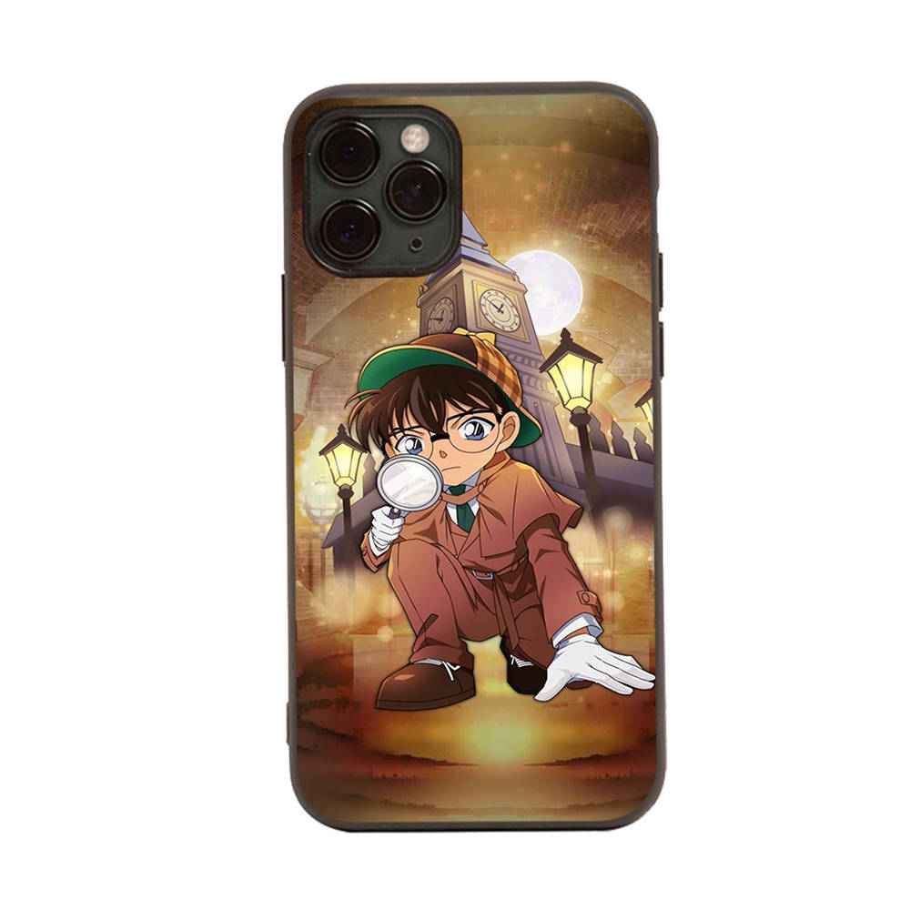 Case for Samsung A04 A14 A23 A34 A54 M23 M33 M52 M53 Realme 10 9 C30S C35 C55 VIVO Y02S Y21 Y51 X80 Pro Transparent Cover WI89 Detective Conan