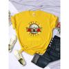 Street Style Bedrukte T-shirts Damesmode Losse Korte Mouw Zomer Ademend Zacht T-shirts Dames