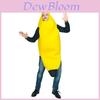 Quirky Banana Costume For Adults Fun Cartoon Performance Outfit For Halloween Festivities