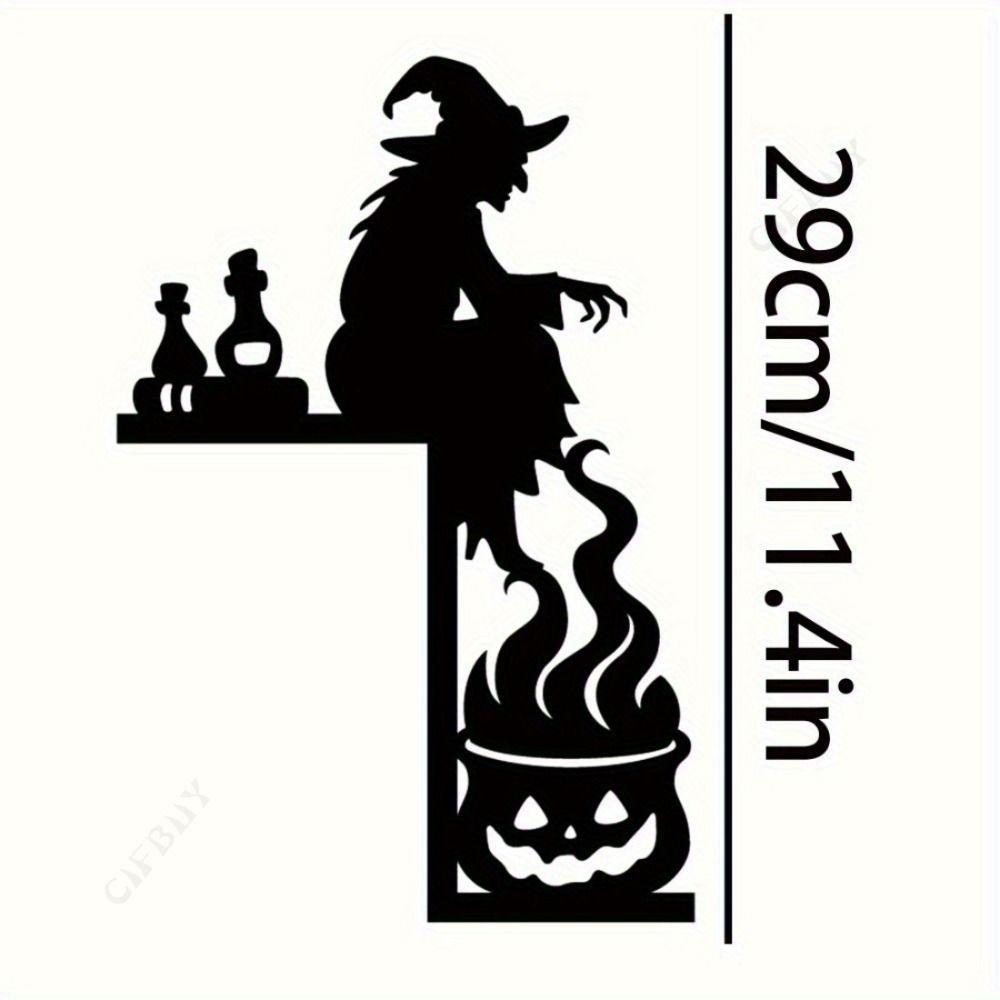 Eisen Halloween Hexenhorn Wanddekoration