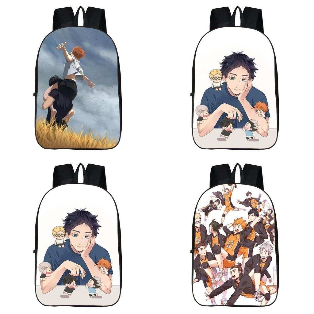 Anime Haikyuu Karasuno High School Backpack With Durable Oxford Cloth And Smooth Zipper