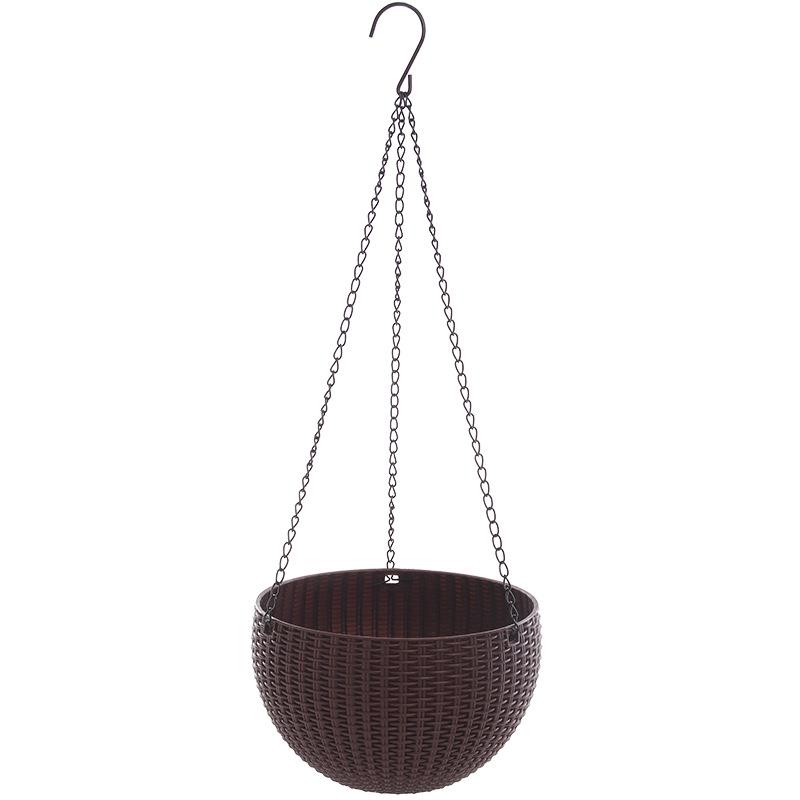 Resin Hanging Plant Pots Basket Plant Hang Flower Pot Hanger Outdoor Hanging Pot Holder Basket For Wall Decoration Garden