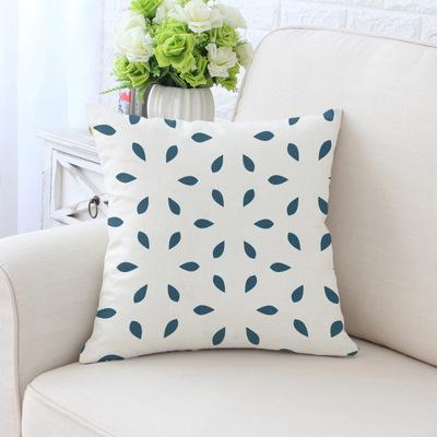 Simple Green Series Patterns Throw Pillow Cover With Short Plush Print Living Room Sofa Decoration Cushion Cover Pillow Covers