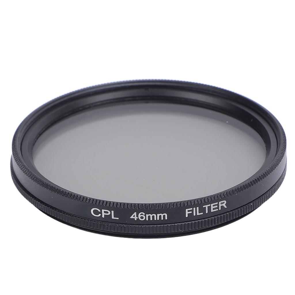 Circular Polarizing Lens Filter CPL Polarizer Neutral Protective for Camera Polarization 46mm