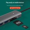 Type-C 5-in-1 Hub with SD/TF and USB 3.0 Ports & Type-C 2-in-1 Dock