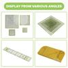 M-Modern-6 PCS Quilting Ruler Square Acrylic Quilting Ruler Fabric Cutting Ruler Transparent Marker Acrylic Ironing Ruler