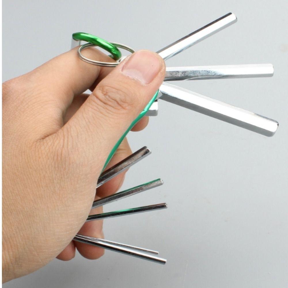 Metric Allen Key Folding Tool Collapsible Design Portable Tool Hexagonal Wrench Set  E-Scooter