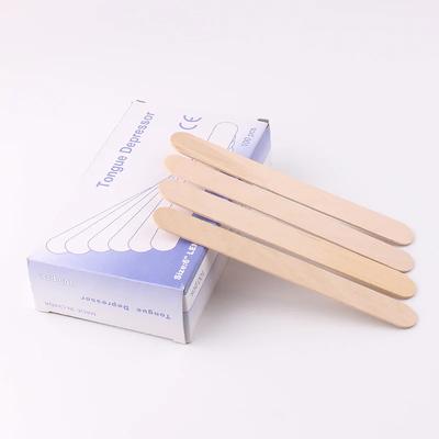Disposable Wooden Waxing Wax Spatulas 6" Hair Removal Stick Applicators Professional Facial Spa Tongue Depressor Tool