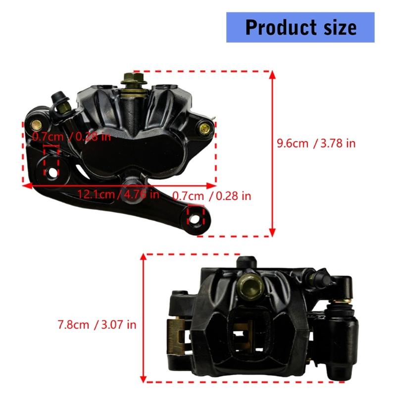 Precise Machined Motorcycle Brake Caliper Replacement Lightweight Corrosion Resistant Universal Fit Enhanced Durability