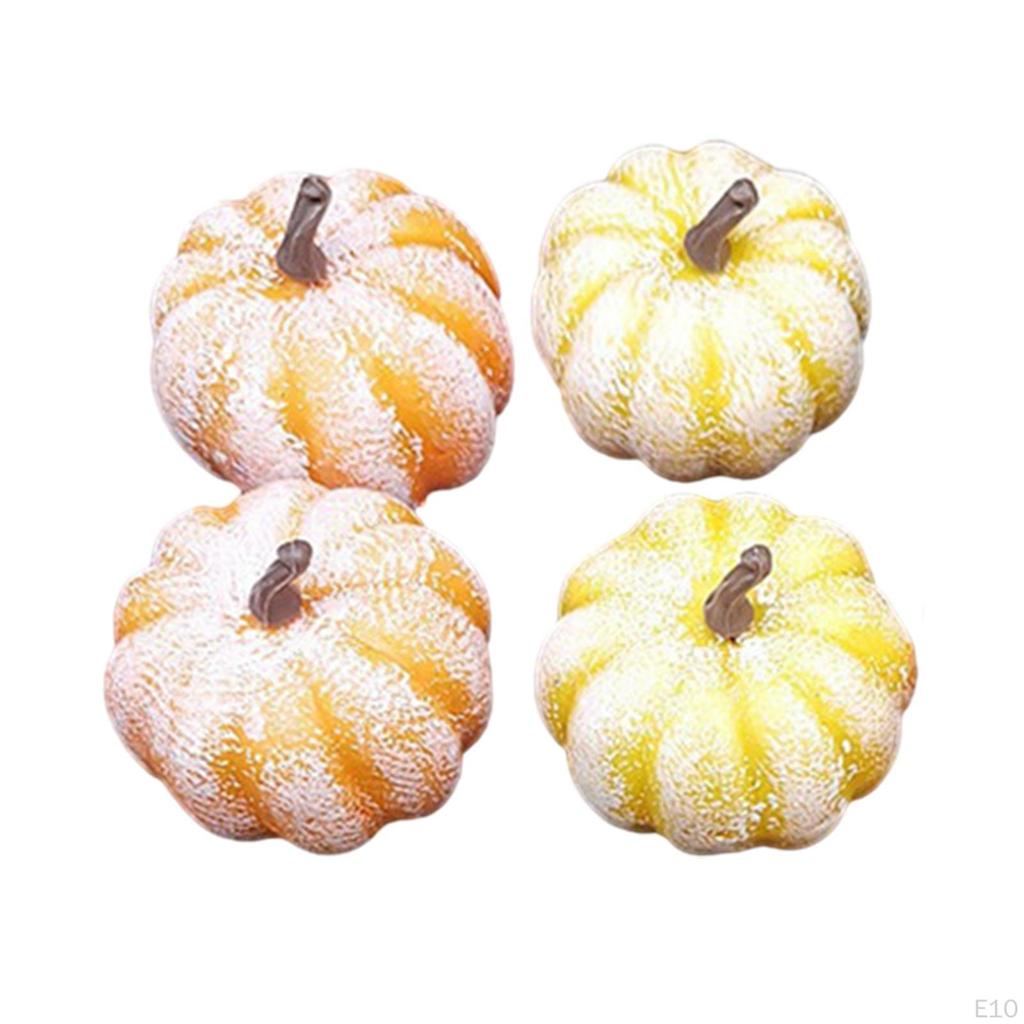 Artificial Harvest Pumpkins Halloween Vegetable Model Foam Material Lightweight Stackable Assorted