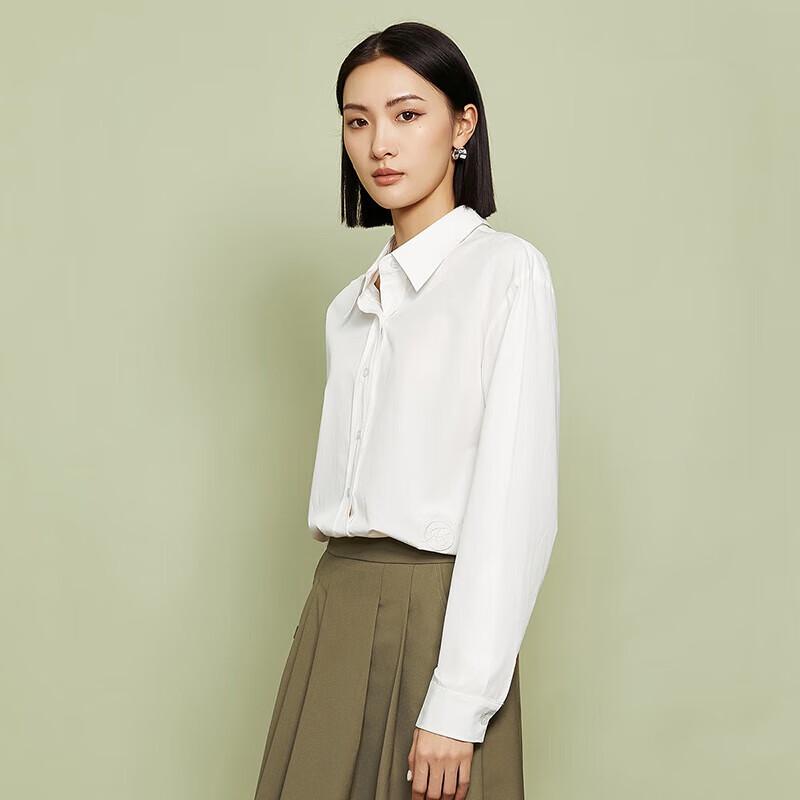 Chemise à manches longues style coréen pour femme, style commuting