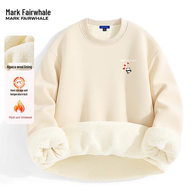 Mark Fairwhale Men's Fleece-Lined Round Neck Sweatshirt