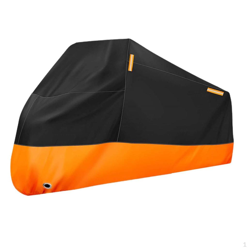 Motorcycle Cover with Enhanced Visibility
