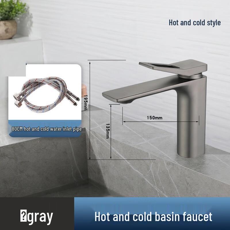 TLXT Washbasin Cold & Hot Water Faucet