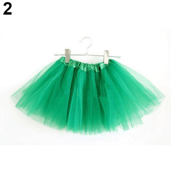 Dětská Dívčí Roztomilá Nadýchaná Tylová Spodnička Tutu Sukně Baletní Taneční Kostým