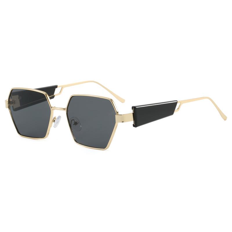 Polygon Shape Sunglasses Women European American Style Anti-Glare Men Sun Glass Fashion Trendy Women'S Sun Glasses