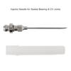 304 Stainless Steel Portable Grease Injector Needle, 18g Refillable Grease Filling Needle for Precision Lubrication
