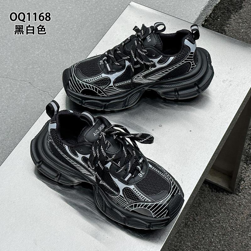 Daddy shoes red spring and autumn new lace-up ins trendy casual European super fire sports shoes