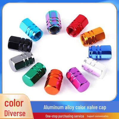 Accessoires pour pneus automobiles: bouchons de valve, bouchons en alliage d'aluminium coloré, bouchons de noyau de valve, bouchons de pneu.