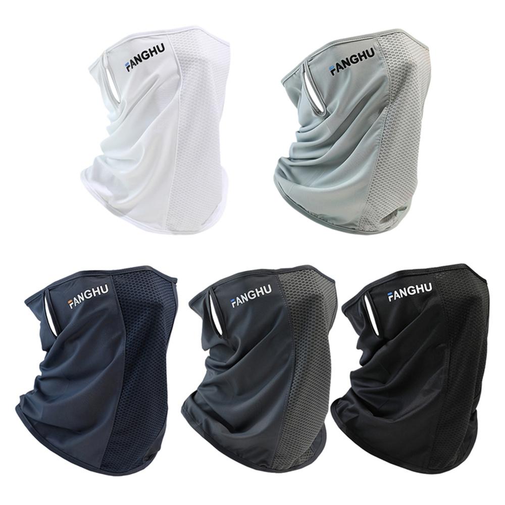 Outdoor Unisex Hiking Cycling Mask Scarf Breathable Mesh Neck Gaiter Sport Motorcycle Summer Sun Ultra UV Protection Face Cover