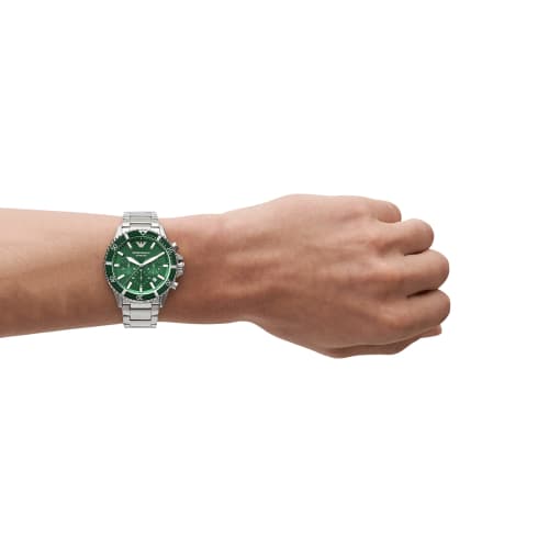 Emporio Armani WORLD EXPLORER AR11500 Men's Silver Watch