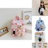 Adorable Cartoon Bear Backpack For Kids Stylish And Lightweight Oxford Cloth School Bag